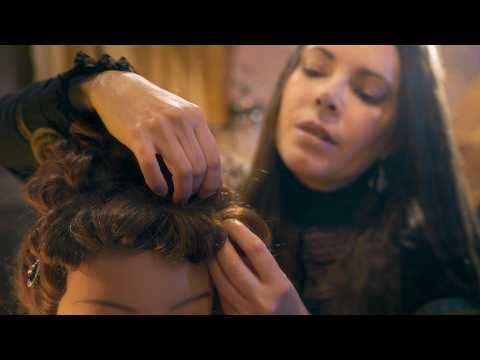 Hair Styling - Steampunk (Victorian inspired) | ASMR Cozy Basics (brushing, hair play, soft spoken)