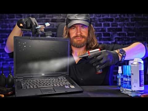 ASMR | Professional Dirty Laptop Cleaning Service | Satisfying