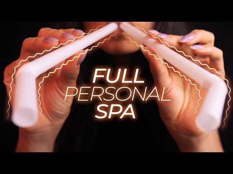 ASMR Full Relaxing Personal Spa Treatment to Help You Sleep (No Talking)