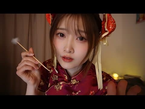 [ASMR] Chinese Ear Cleaning Salon Roleplay 🦻 [A New Employee Who Mixes Chinese and Japanese 🔰]